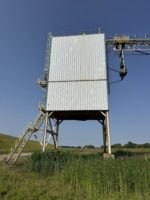 200-ton heavy-duty structural steel rock/refuse bin